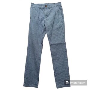 Vineyard Vines Men's Blue Textured Chinos